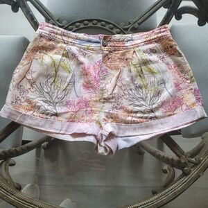 Pilcro Anthropology Floral Print  Women Shorts Size 27